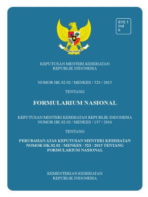 Kep.Mes.Kes RI Np.328/Menkes/SK/IX/2013 Tentang Formularium Nasional