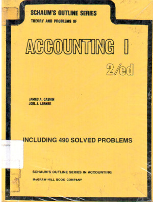 Accounting  I ( Schaum Series )