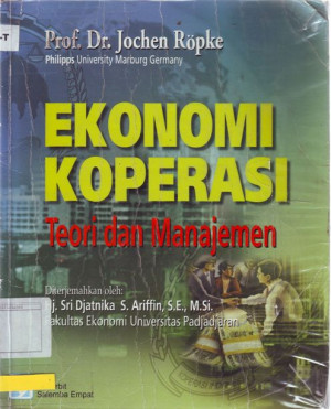 Ekonomi Koperasi: teori dan manajemen