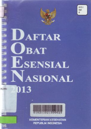 Daftar Obat Esensial Nasional 2013