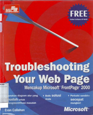 Image of Troubleshooting Your Web Page: mencakup Microsoft FrontPage 2000.