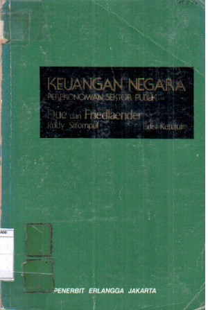 Keuangan Negara Perekonomian Sektor Publik